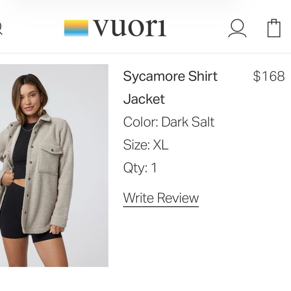 Vuori Sycamore Shirt Jacket - Gray
